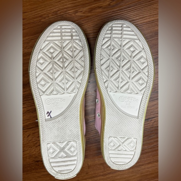 Converse CTAS Ox Cherry Blossom Pink Low Top Canvas Sneakers Girls Size 4 New - Picture 5 of 7